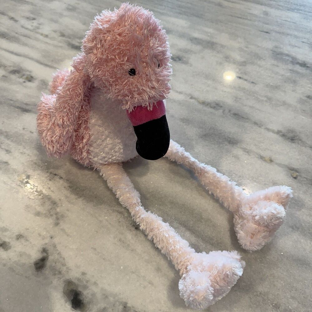 Jellycat Junglie Pink Flamingo Plush 18” Rare Discontinued Retired